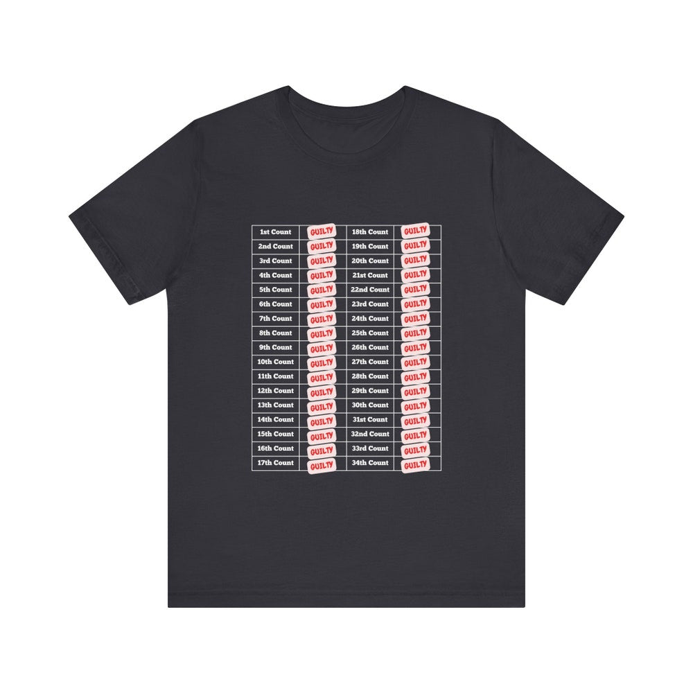 34 Counts 34 Gu1lty T-Shirt, Politisches Shirt, Trump 2024 Shirts, Republikanische Shirts, Pro Trump T-Shirt, 45 47 Shirt, MAGA Shirt T-Shirt & Hoodie