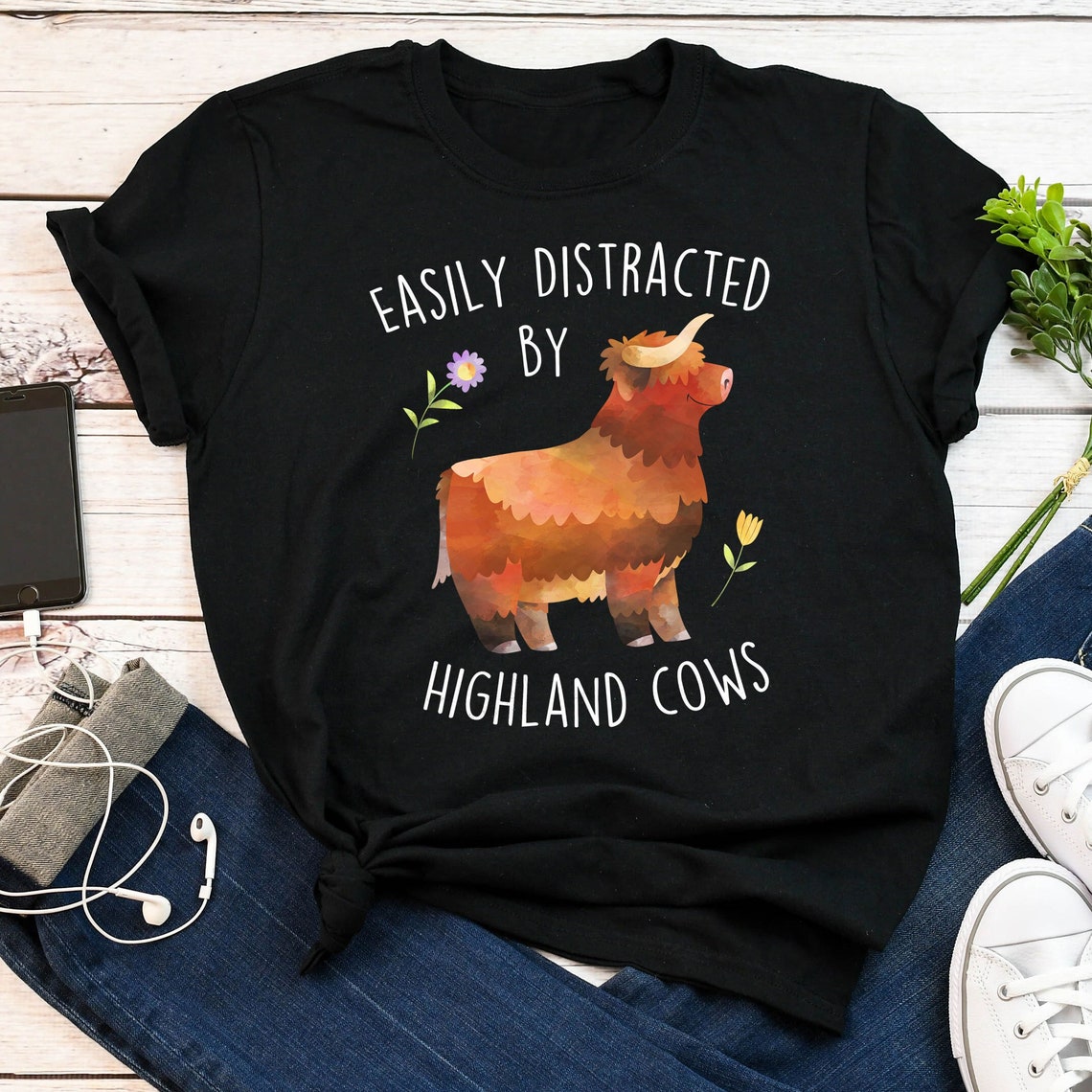 Highland Cow Lover Highland Cow T-shirt & Hoodie 0624