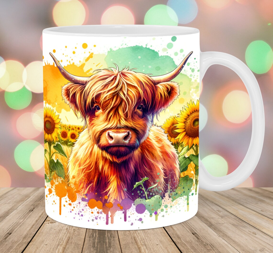 Highland-Rinder-Liebhaber Highland-Rinder-Tasse 0624