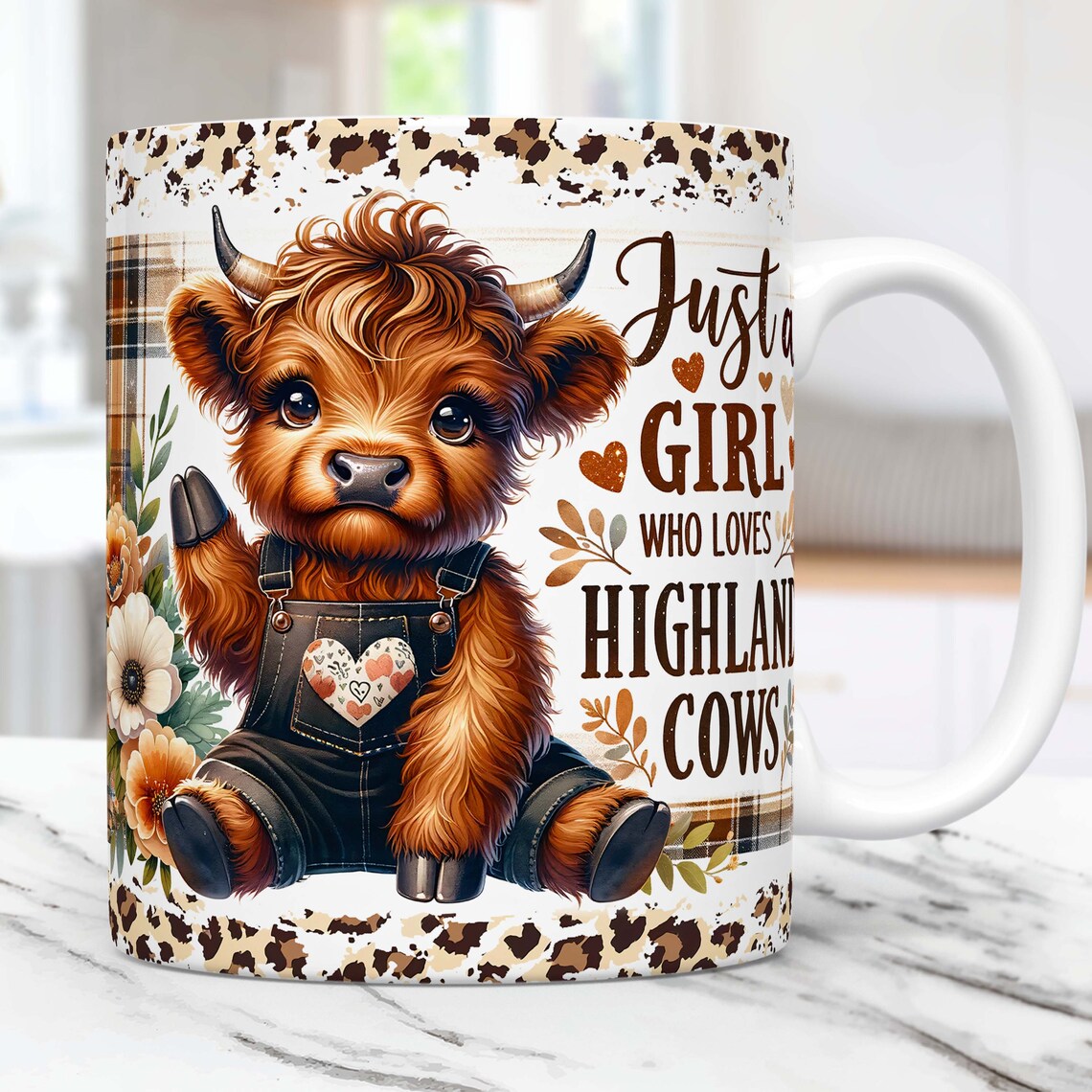 Baby Highland Cow Highland Cow Tasse 0624