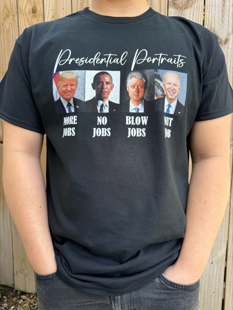 Präsidentenporträt-Shirt, Donald-Trump-Hommage-Shirt, Donald-Trump-Fan-T-Shirt & Hoodie