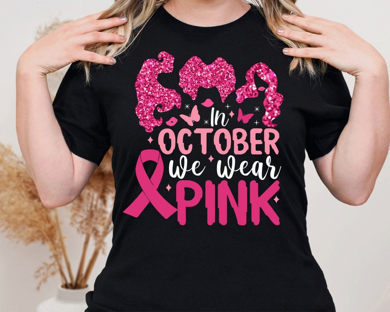 Im Oktober tragen wir Pink – T-Shirt & Hoodie zur Sensibilisierung für Brustkrebs 0924