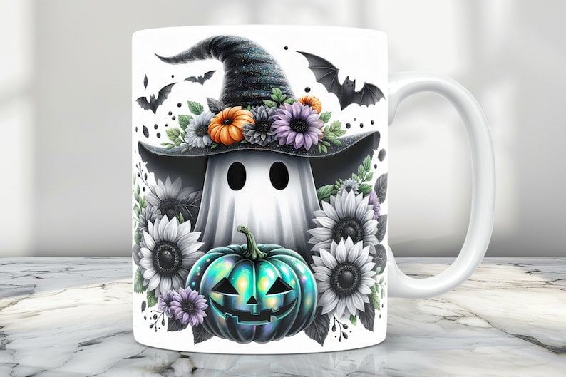 Halloween-Geist-Halloween-Tasse 0924