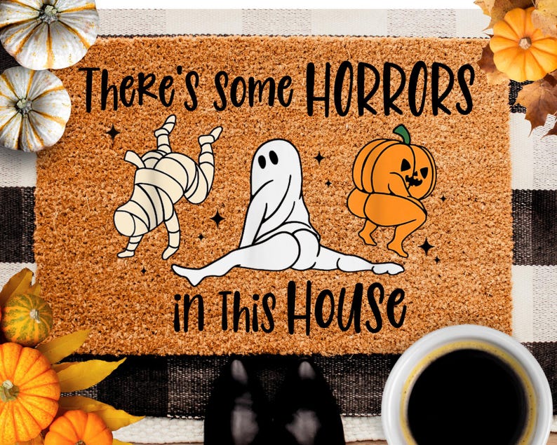 Funny Halloween Doormat Halloween Doormat 0924