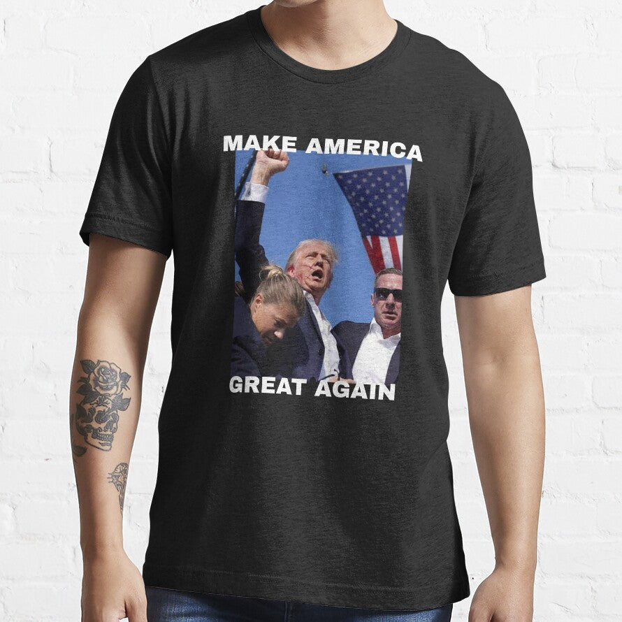 Ich werde niemals aufhören, für Amerika zu kämpfen – T-Shirt
T-Shirt & Hoodie