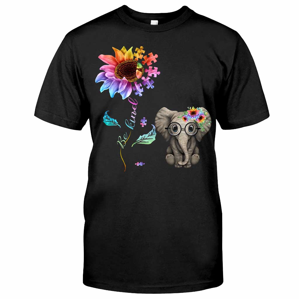 Elefant sei nett – T-Shirt und Hoodie zur Sensibilisierung für Autismus 0520