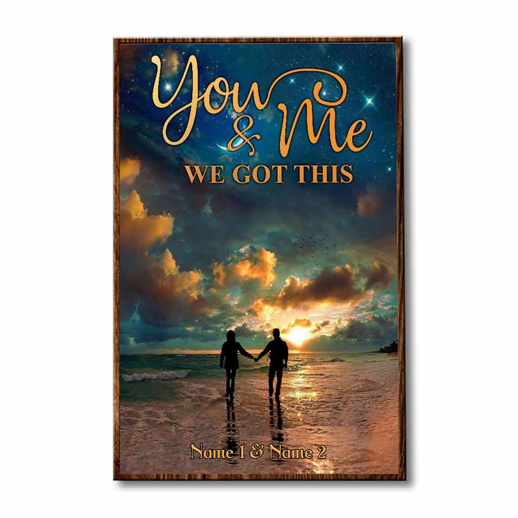 You And Me - Sea Lover Personalized Poster