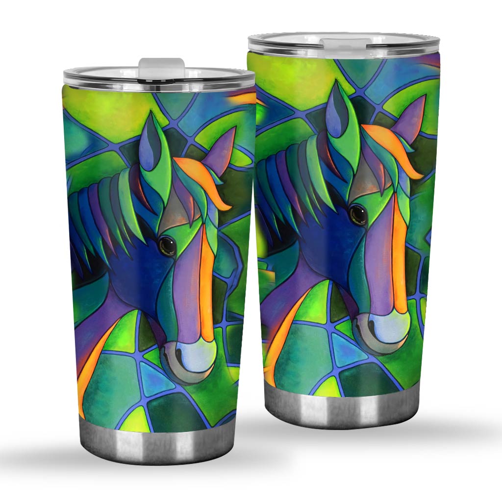 Buntes Pferd Pferde-Tumbler 0622