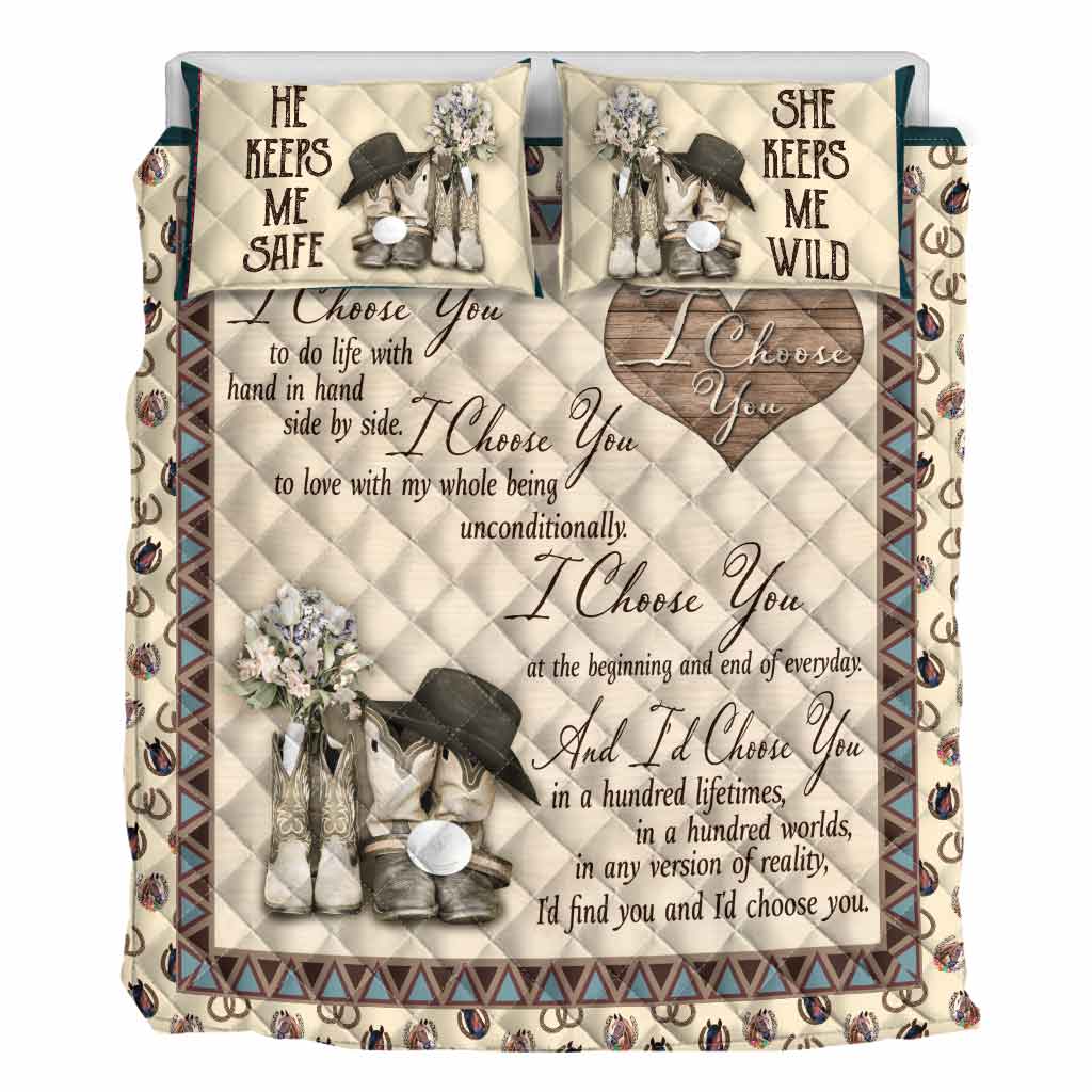 Ich wähle dich – Bettwäsche-Set für Paare