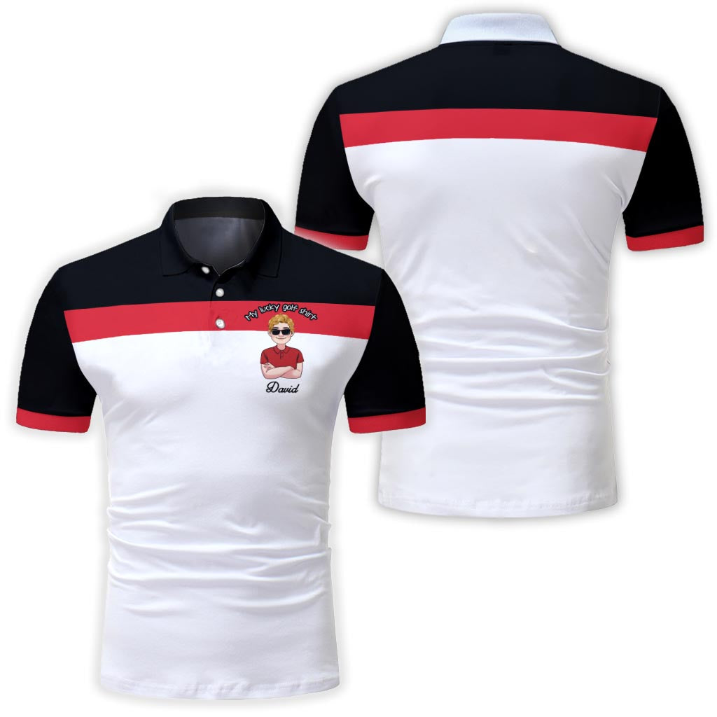 Mein Glücksgolfshirt – Personalisiertes Golfpoloshirt