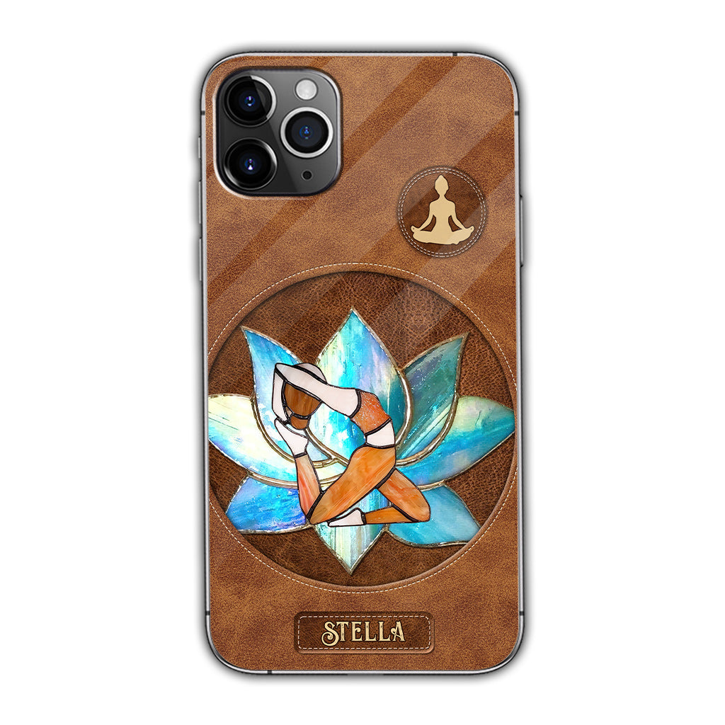 Namaste – Personalisierte Yoga-Handyhülle