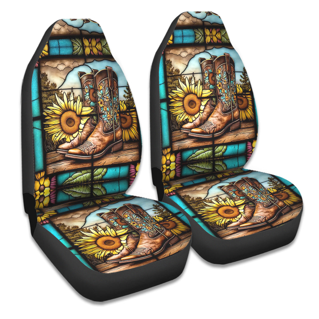 Vintage Country Boots Pferdeliebhaber Pferdesitzbezüge