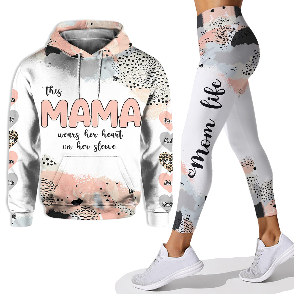 Mama Oma – Personalisierter Muttertags-Hoodie und Leggings