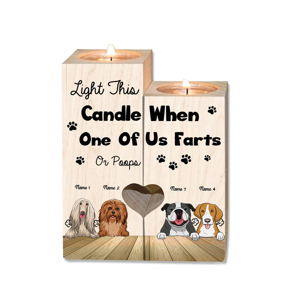 Light This Candle - Personalized Dog Candle Holder