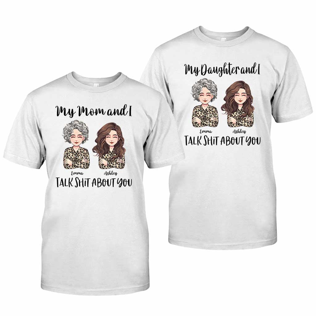Mutter und Tochter – Personalisiertes Muttertags-T-Shirt und Hoodie