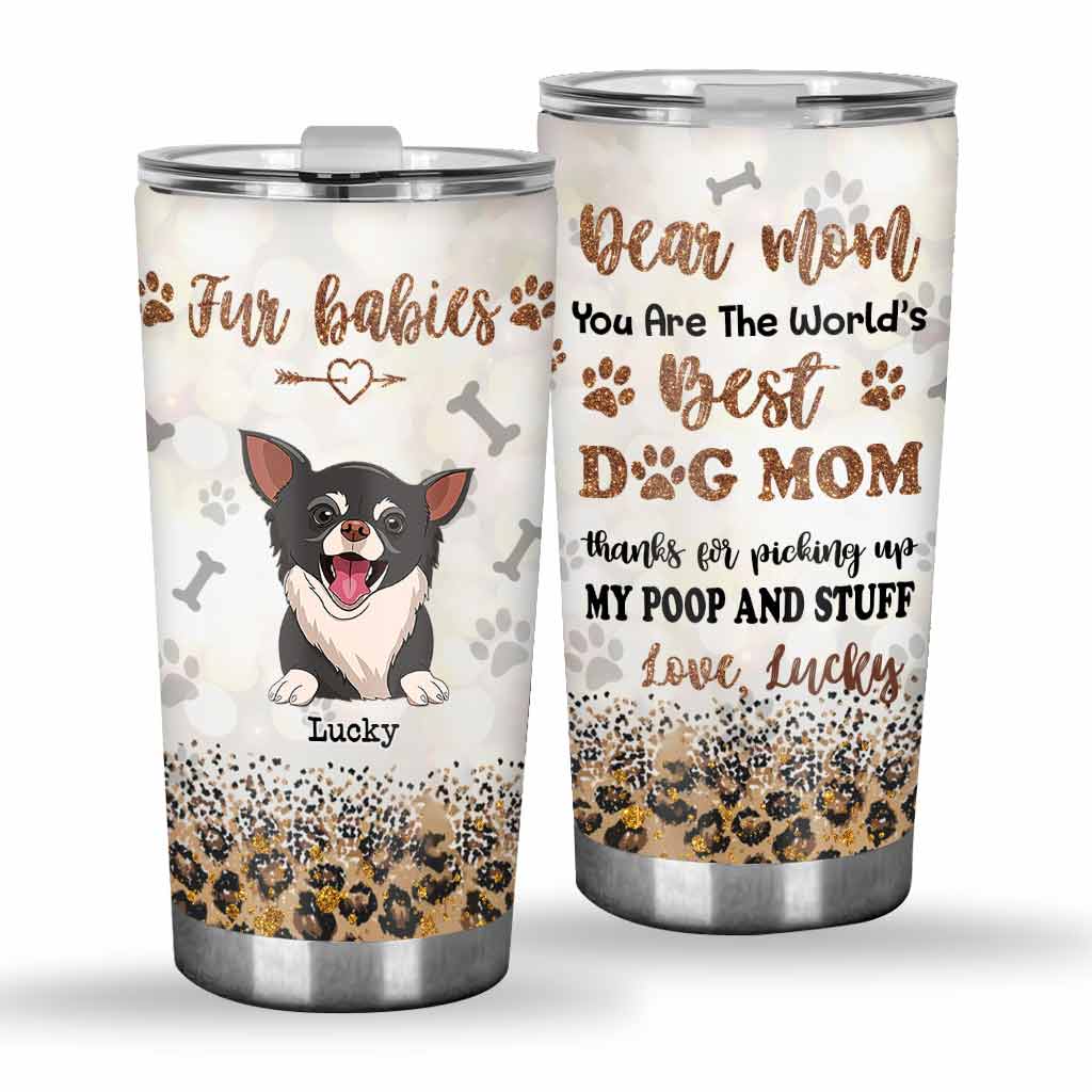 Du bist die beste Hundemama der Welt – personalisierter Hundebecher zum Muttertag