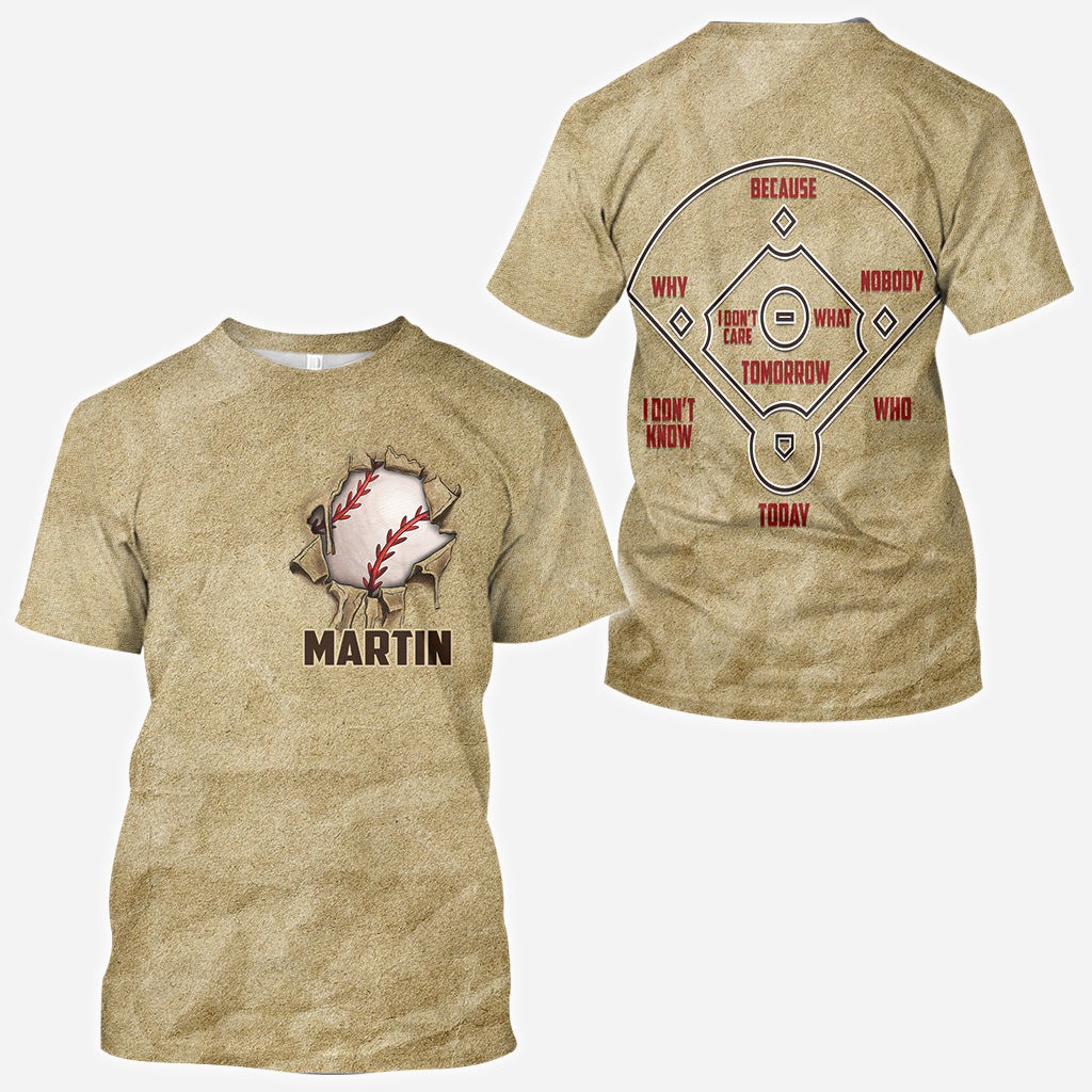 Baseball-Liebe – Personalisiertes Baseball-Shirt