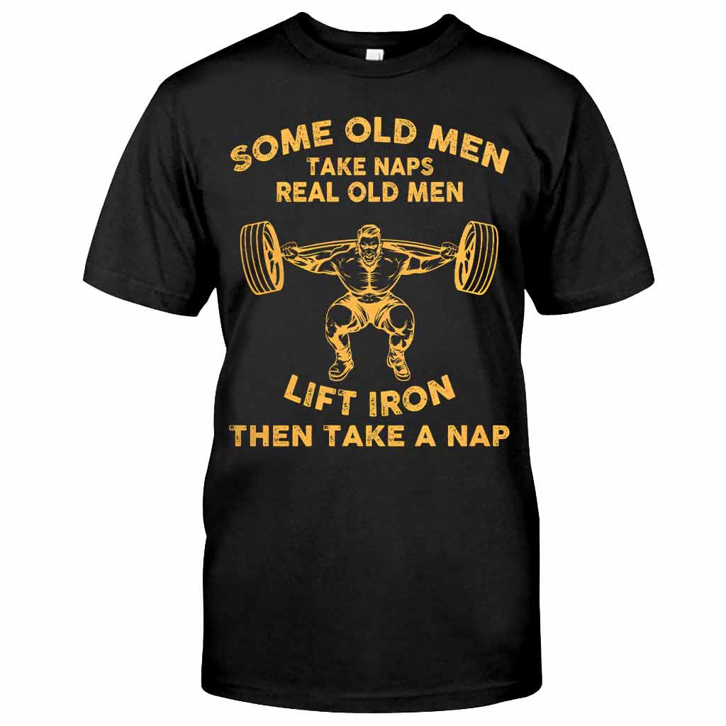 Some Old Men - Gewichtheben T-Shirt und Hoodie 092021