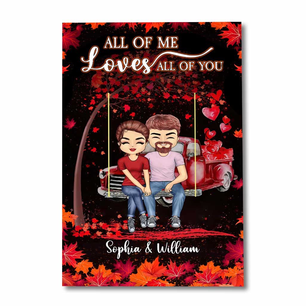 Gott segnete den holprigen Weg – Personalisierte Leinwand und Poster für Paare