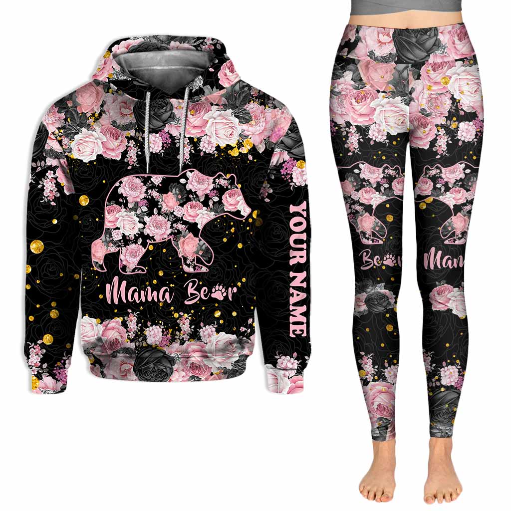 Mama Bär – Personalisierter Muttertags-Hoodie und Leggings