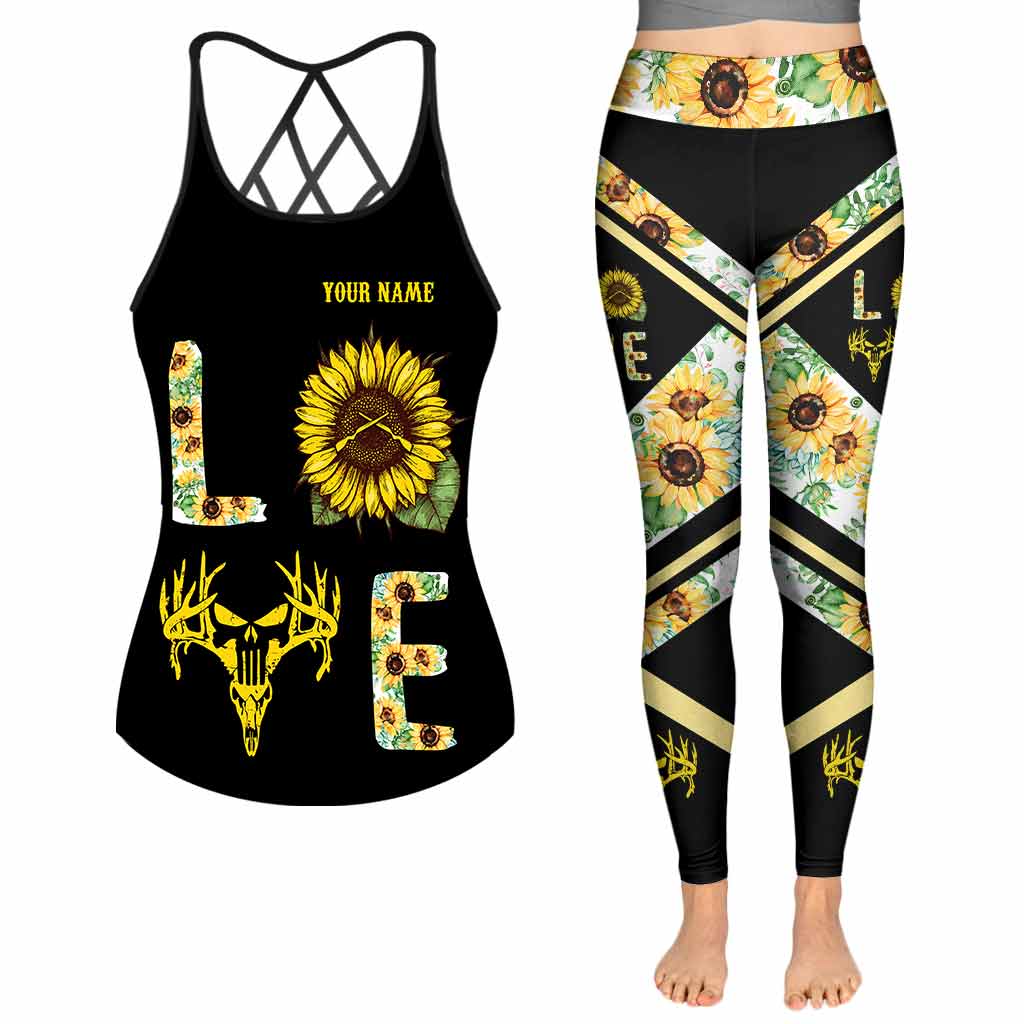 Country Girl – Personalisiertes Tanktop und Leggings mit Jagdkreuz