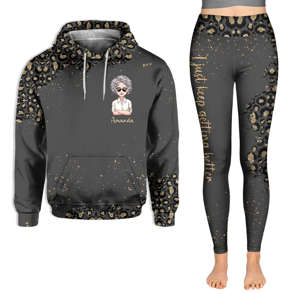 Legende Mama Oma – Personalisierter Muttertags-Hoodie und Leggings für Mütter