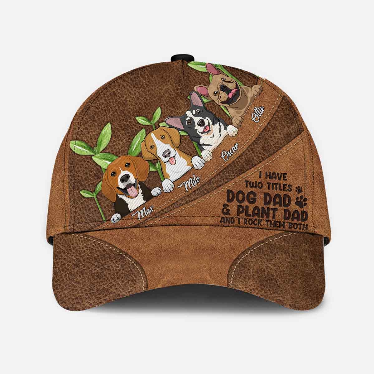 Ich habe zwei Titel – Personalisierte Garten-Klassiker-Kappe