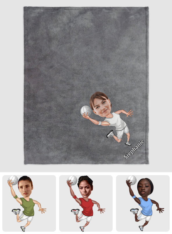 Love Sports – Personalisierte Volleyballdecke