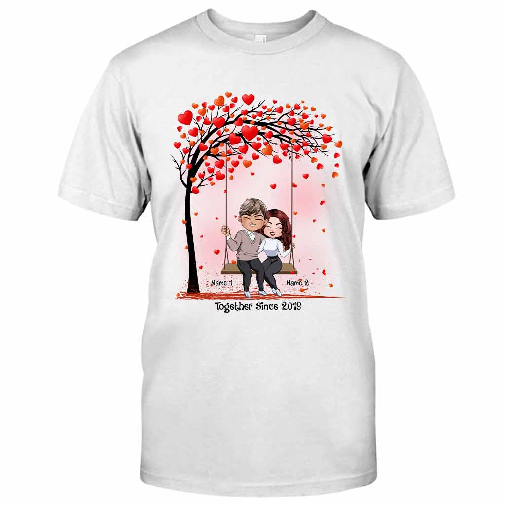 Together - Personalized Couple T-shirt and Hoodie