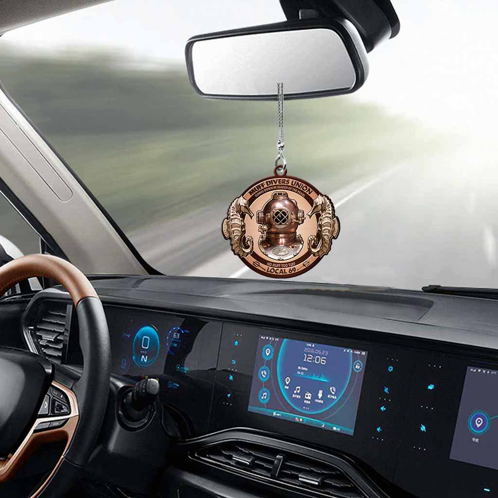 Muff Diver's Union 69 - Scuba Diving Car Ornament (Printed On Both Sides)