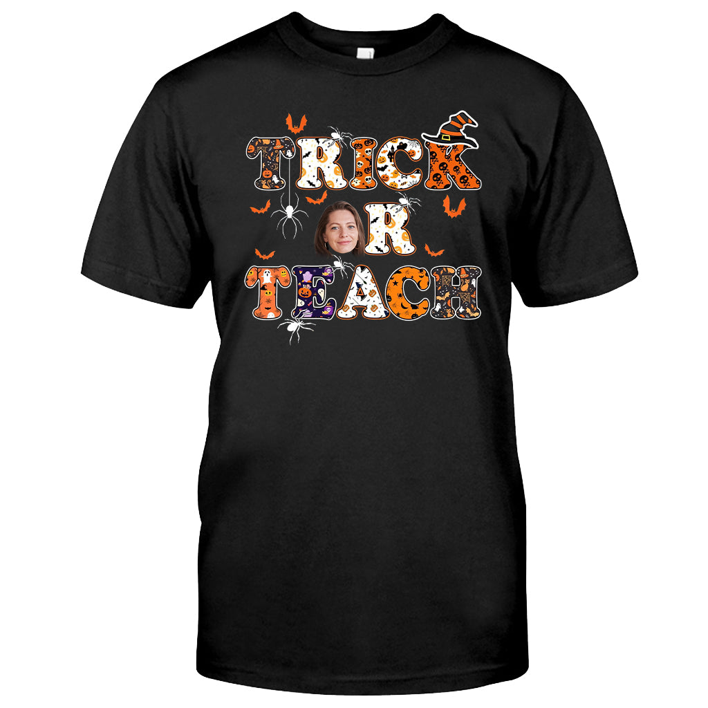Treat Or Teach - Personalized Teacher T-shirt and Hoodie