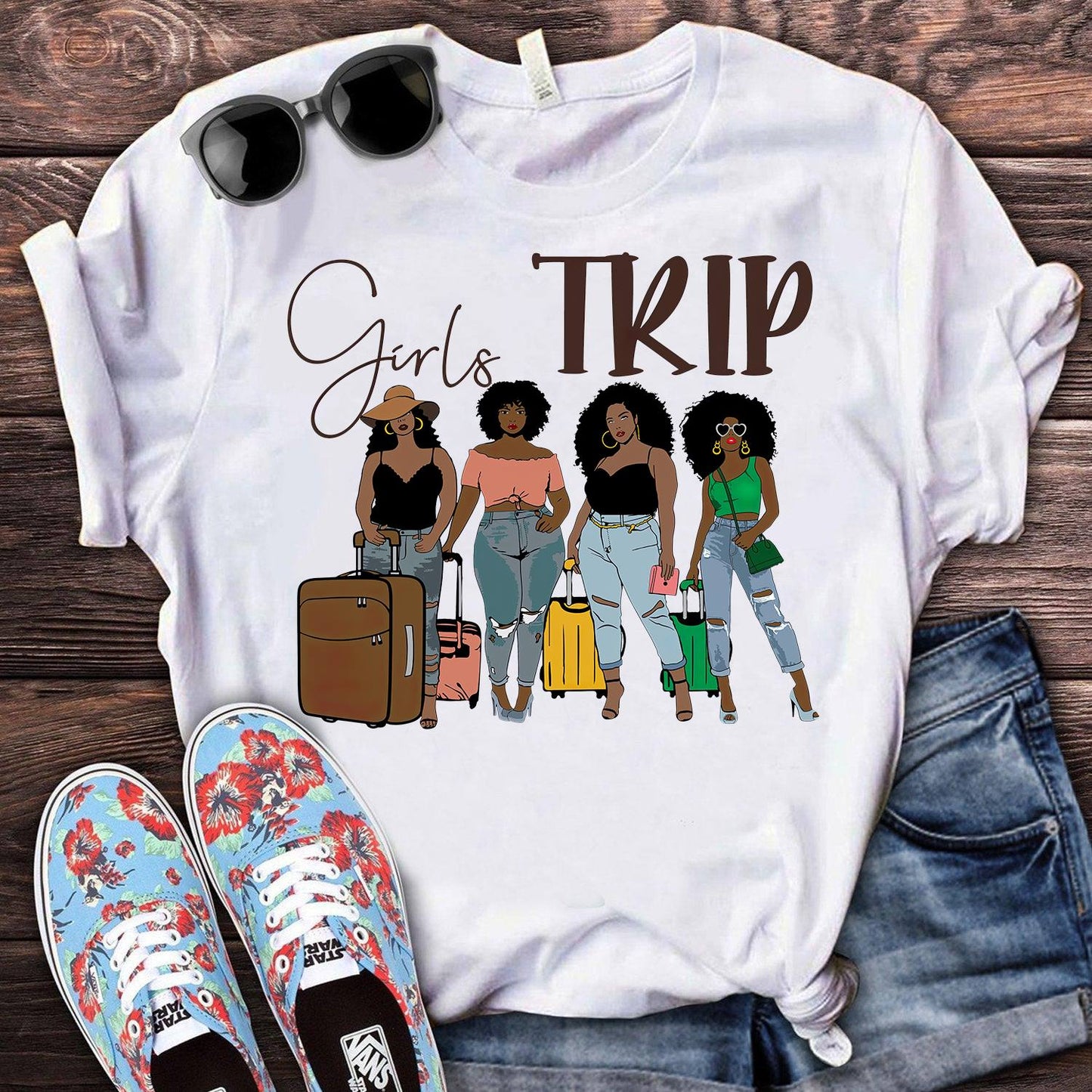 Girls Trip T-Shirt & Hoodie für Afroamerikanerinnen 0224