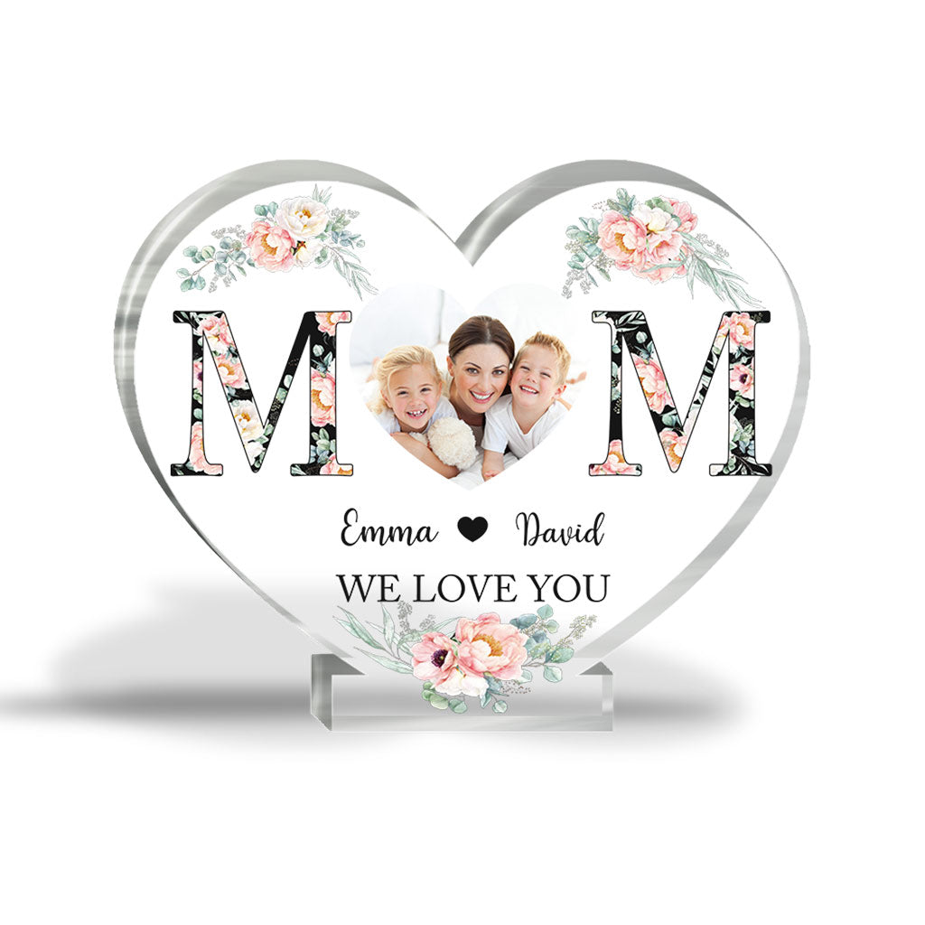 Mama – Personalisierte Acrylplakette in individueller Form zum Muttertag