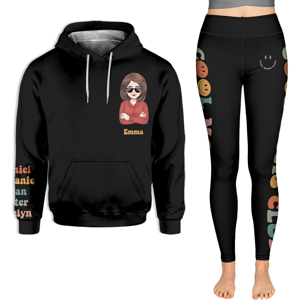 Cool Moms Club – Personalisierter Muttertags-Hoodie und Leggings