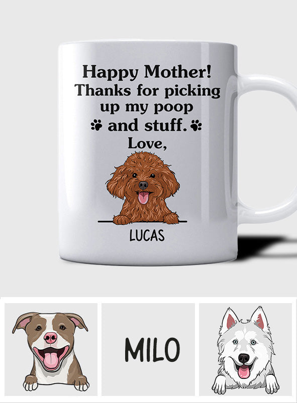 Alles Gute zum Muttertag – personalisierte Hunde-Tasse