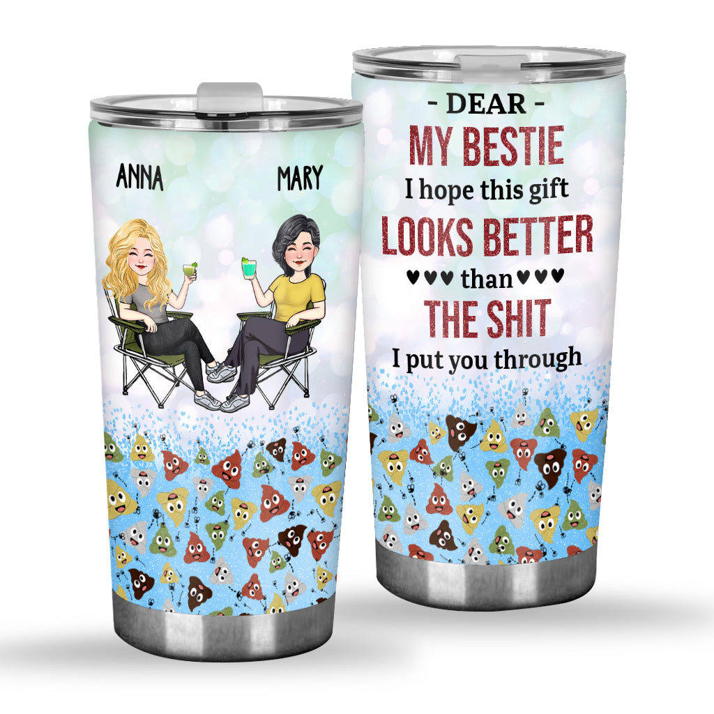 Liebe meine besten Freundinnen – personalisierter Bestie-Becher