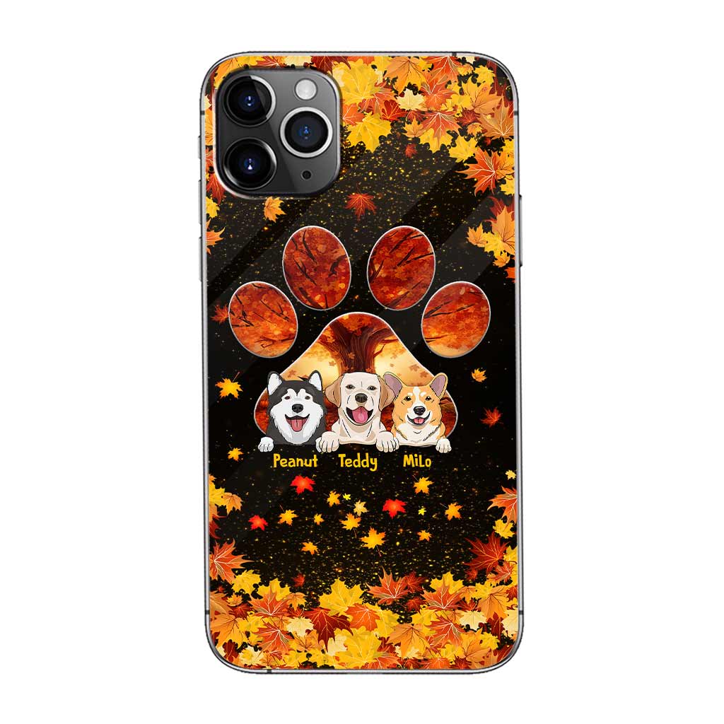 Hello Fall - Personalized Dog Phone Case