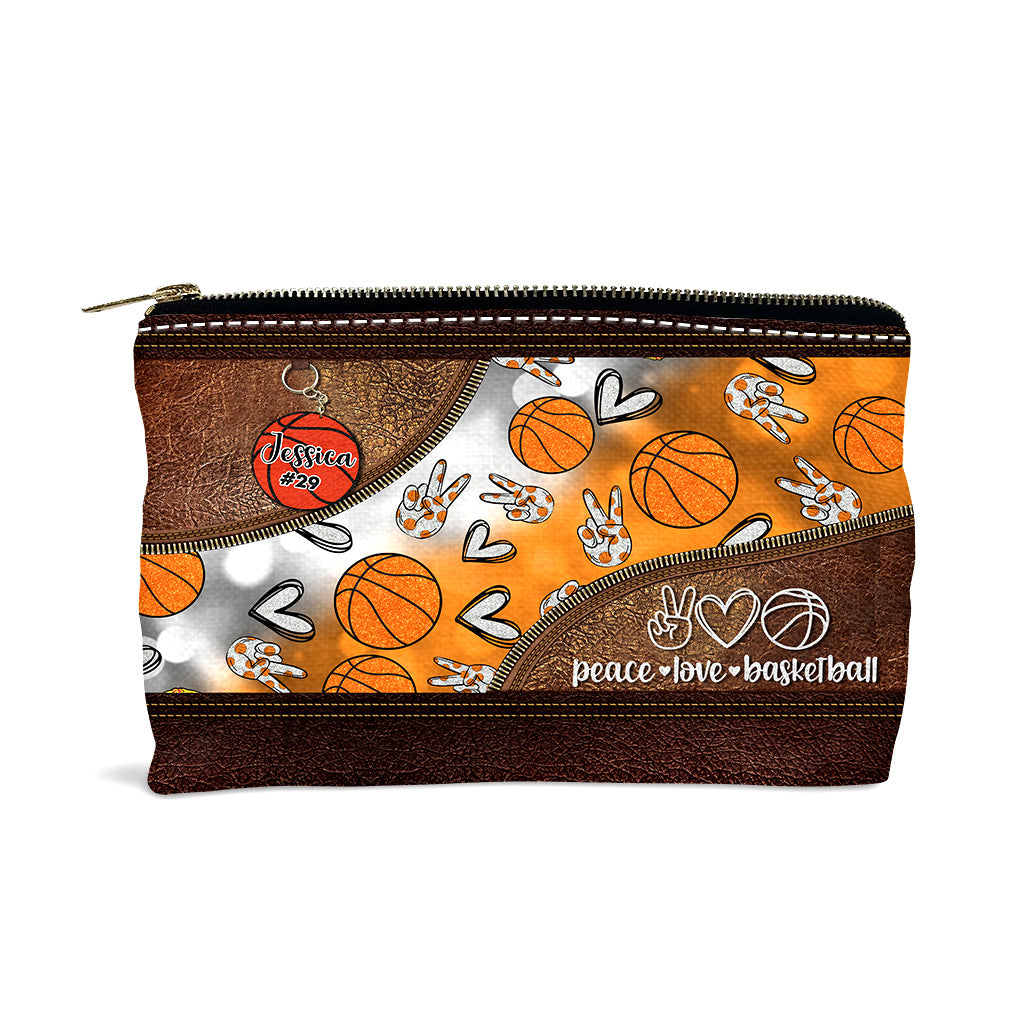 Peace Love Basketball – Personalisierte Basketballtasche