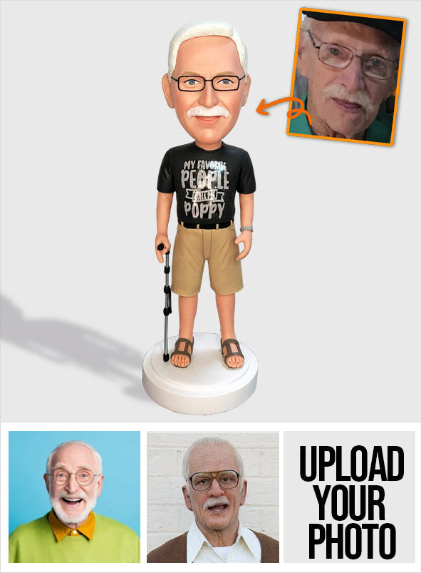 Custom Figure - Personalized Grandpa Bobblehead