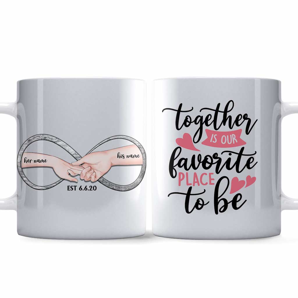 I Want To Be Your Favorite Place - Personalized Couple Mug