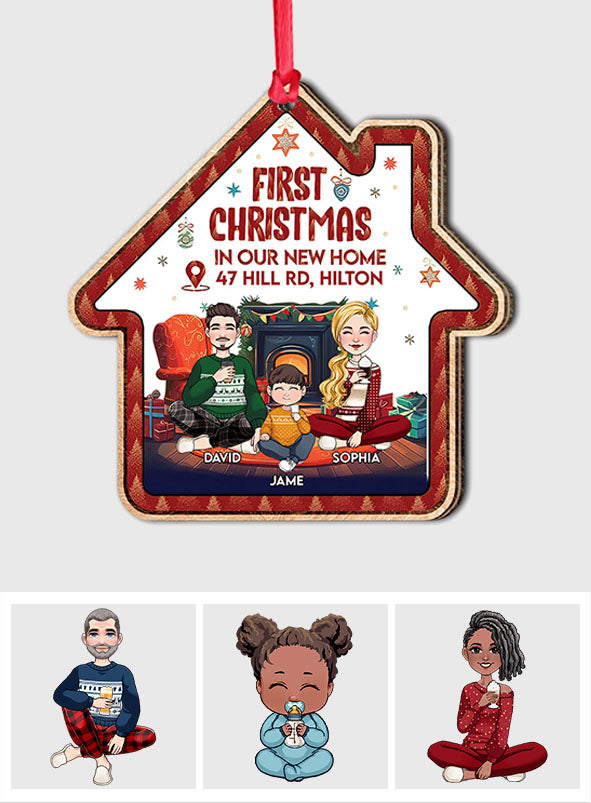 Erstes Weihnachtsfest im neuen Zuhause – personalisierter Einweihungsschmuck