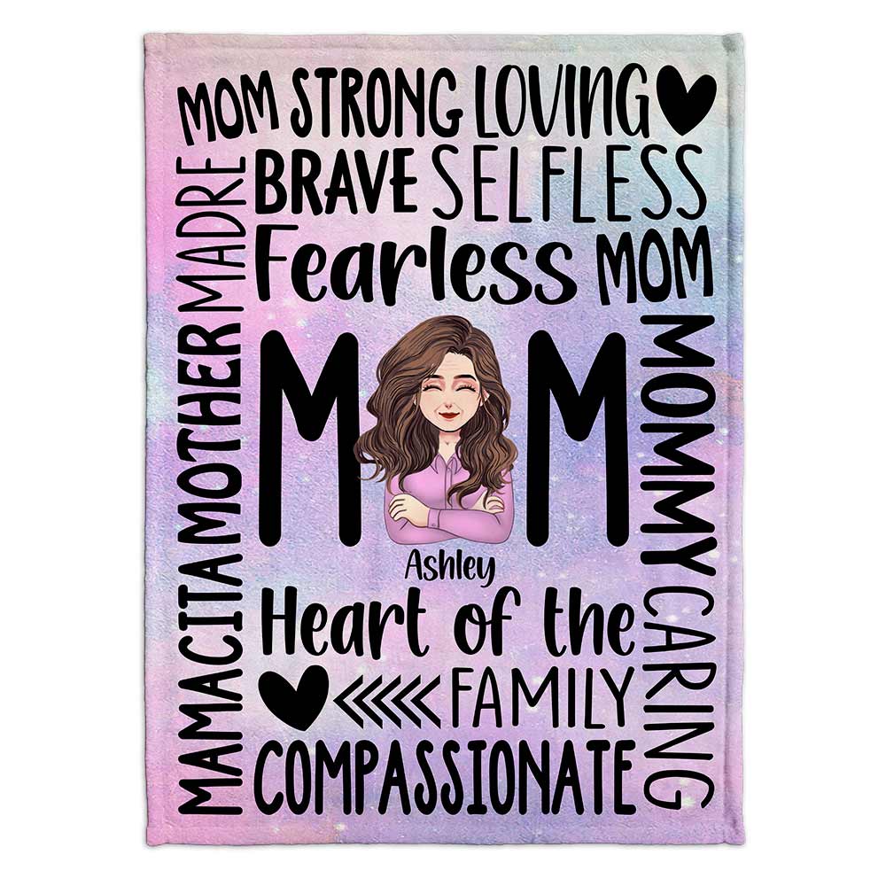 Mom - Personalized Mother's Day Mother Blanket