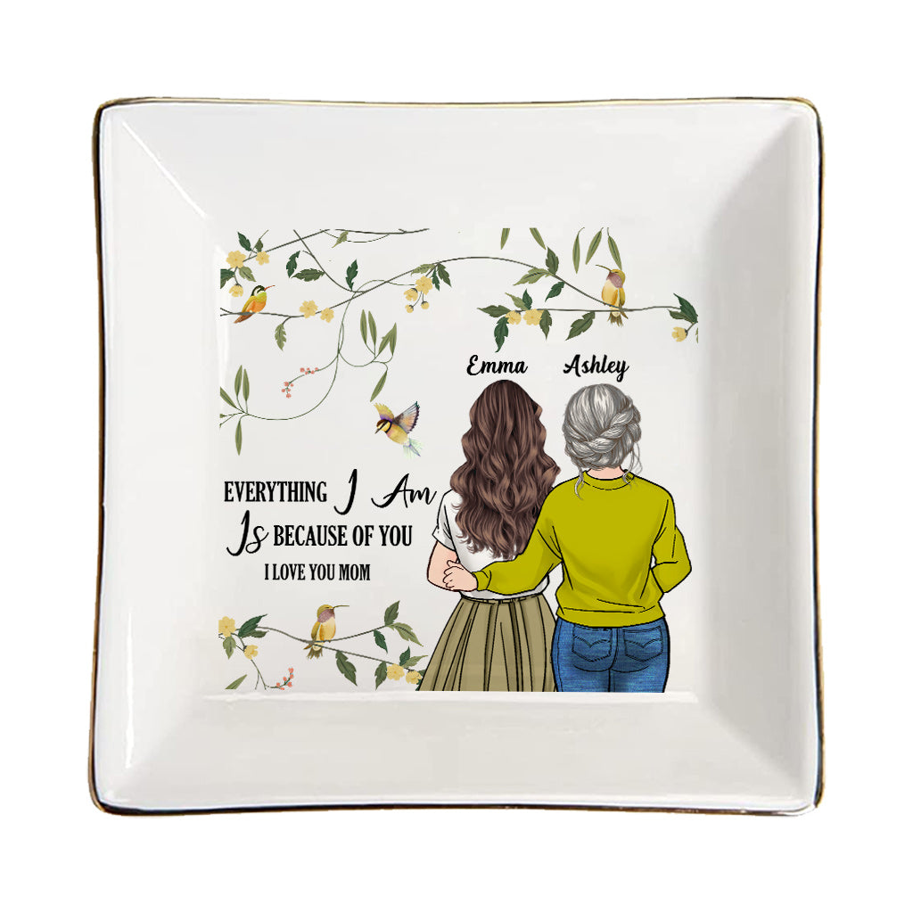 Alles, was ich bin – Personalisierte Schmuckschale zum Muttertag