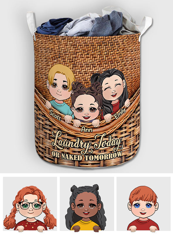 Laundry Today – Personalisierter Familien-Aufbewahrungskorb