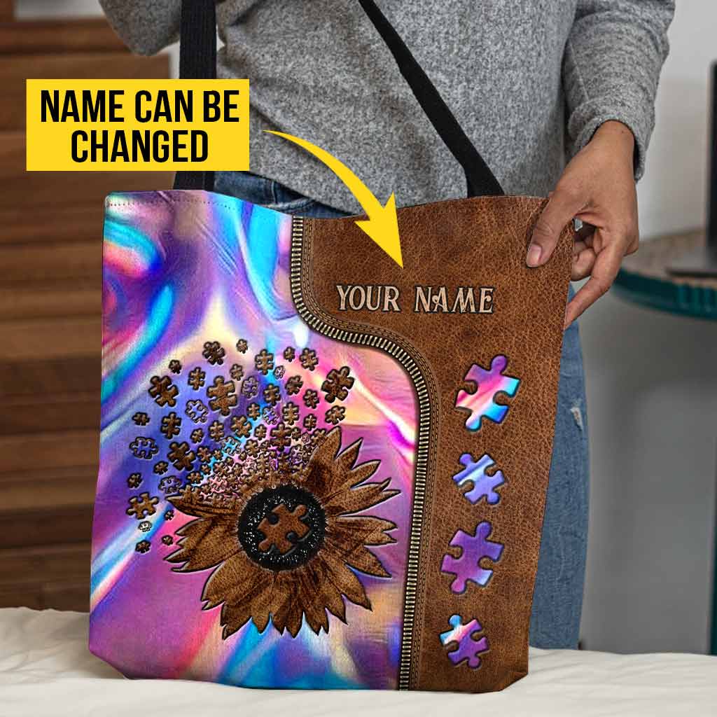 Akzeptanz, Verständnis, Liebe – Personalisierte Tragetasche zur Sensibilisierung für Autismus