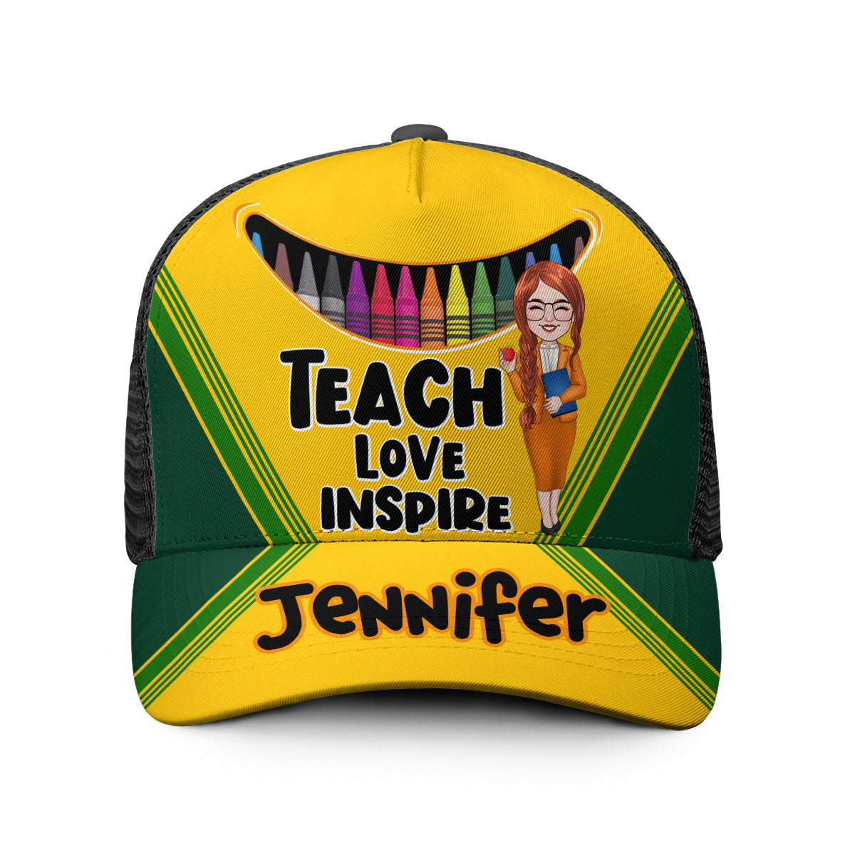 Positive Affirmations Butterfly - Personalized Butterfly Trucker Hat