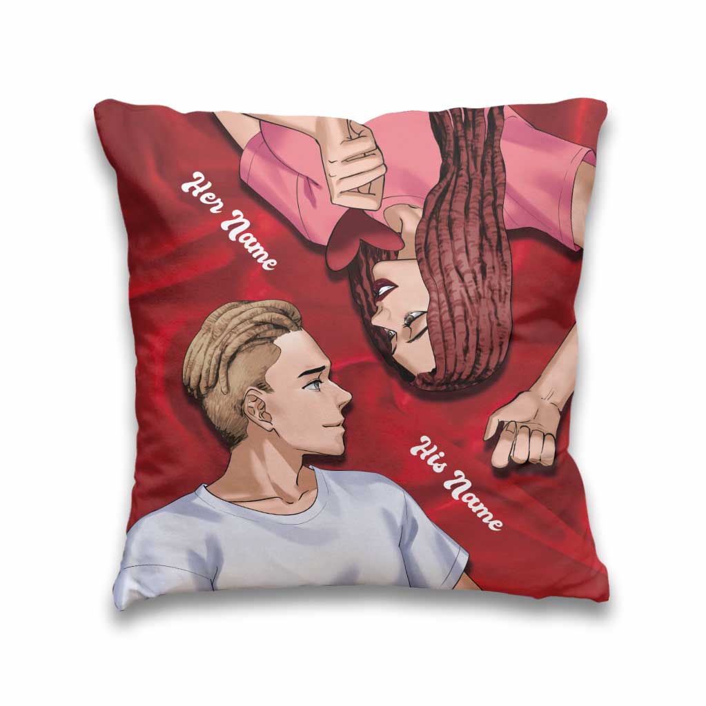 Du bist mein Wohlfühlort – Personalisiertes Pärchenkissen