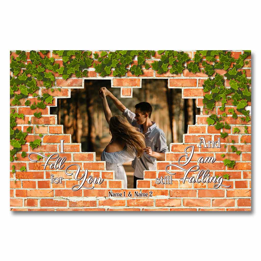 I Fell For You - Personalized Couple Poster