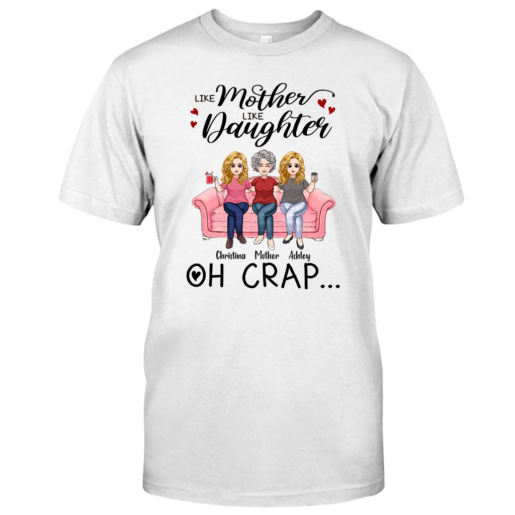 Like Mother Like Daughter - Personalized Mother's Day Mother T-shirt and Hoodie