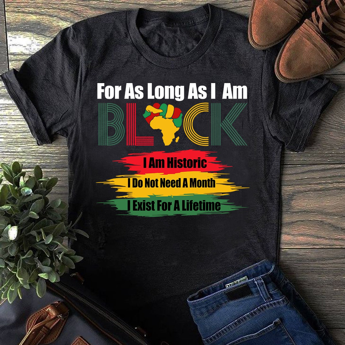 Ich bin ein historischer Afroamerikaner – T-Shirt & Hoodie 0224
